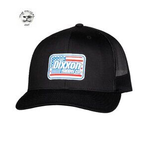 DIXXON MURICA Curved Bill Trucker Snapback Hat Cap Black OS